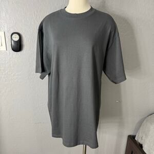 Shaka Wear Oversized Super Max Heavyweight TShirt, Grey, XL